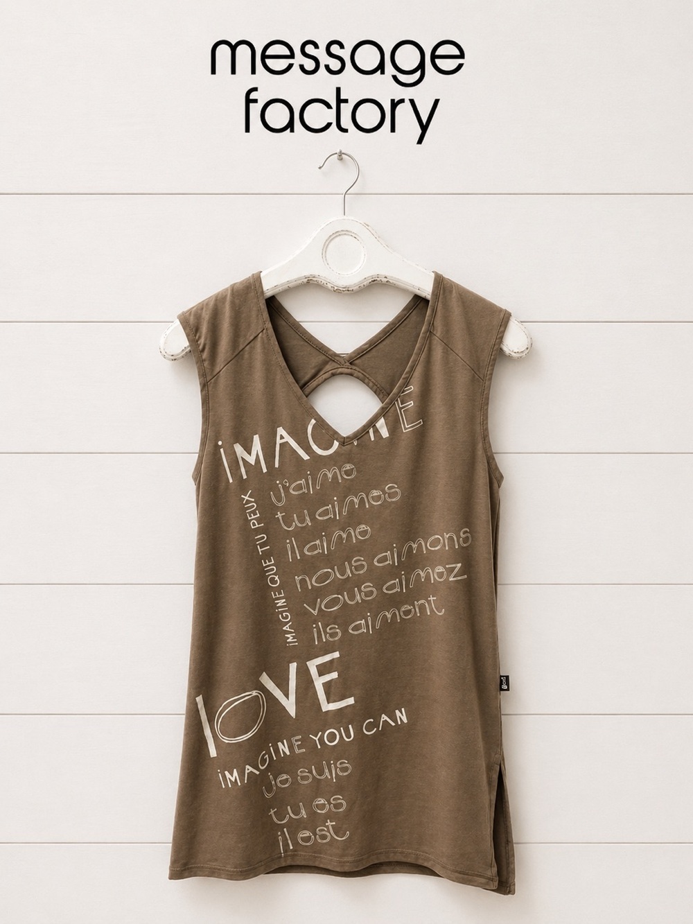 Tunic Tank Dress – Message Factory size S